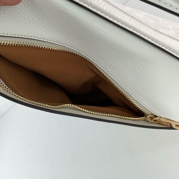 Coach Marlon Hobo In Signature Canvas - Picture 10 of 11